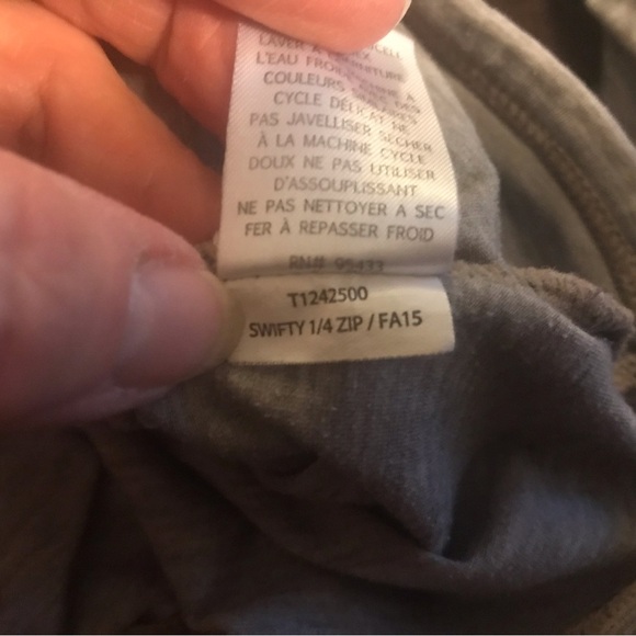 Toad & Co Debug Swifty Breathe 1/4 Zip Pullover Top L Gray Insect Shield Shirt - Picture 4 of 10